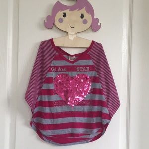 Pink beautees size 5 t-shirt
